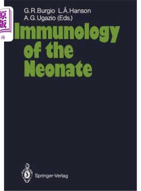 海外直订医药图书Immunology of the Neonate 新生儿免疫学