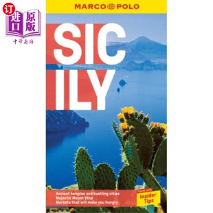Pocket Travel 西西里马可波罗口袋旅游指南 Marco 拉出地图 pul... Polo with 海外直订Sicily Guide