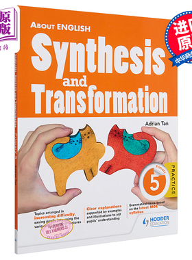 新加坡教辅Hodder About English Synthesis & Transformation P5 小学5年级英语单词句型合成与转换英文语法练习【中商原版?
