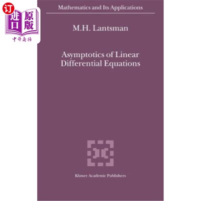 海外直订Asymptotics of Linear Differential Equations 线性微分方程的渐近性