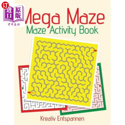 海外直订The Mega Maze Collection - Maze Activity Book 大迷宫系列-迷宫活动书