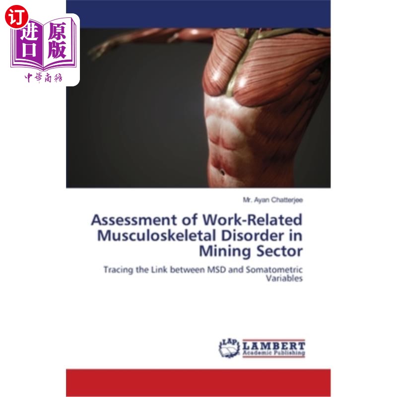 海外直订医药图书Assessment of Work-Related Musculoskeletal Disorder in Mining Sector矿业工作相关骨骼肌疾病评估-封面