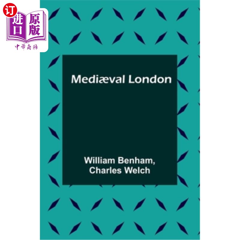 海外直订Medi?val London 中世纪伦敦