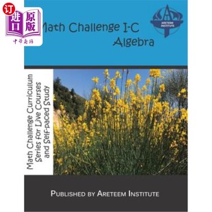 海外直订Math Challenge I-C Algebra 数学挑战I-C代数