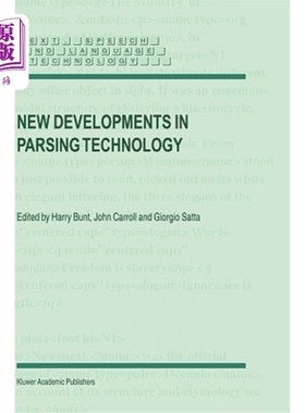 海外直订New Developments in Parsing Technology 解析技术的新进展