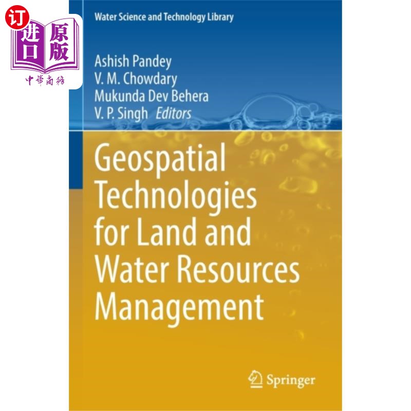海外直订Geospatial Technologies for Land and Water Resou... 土地和水资源管理的地理空间技术