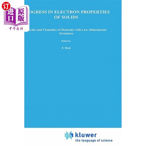 海外直订Progress in Electron Properties of Solids: Festschrift in Honour of Franco Bassa