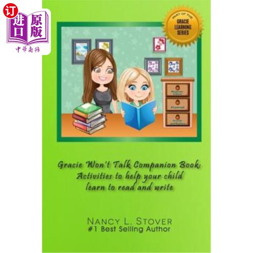 海外直订Gracie Won't Talk Companion Book: Activities to help your child learn to read an Gracie不会谈论