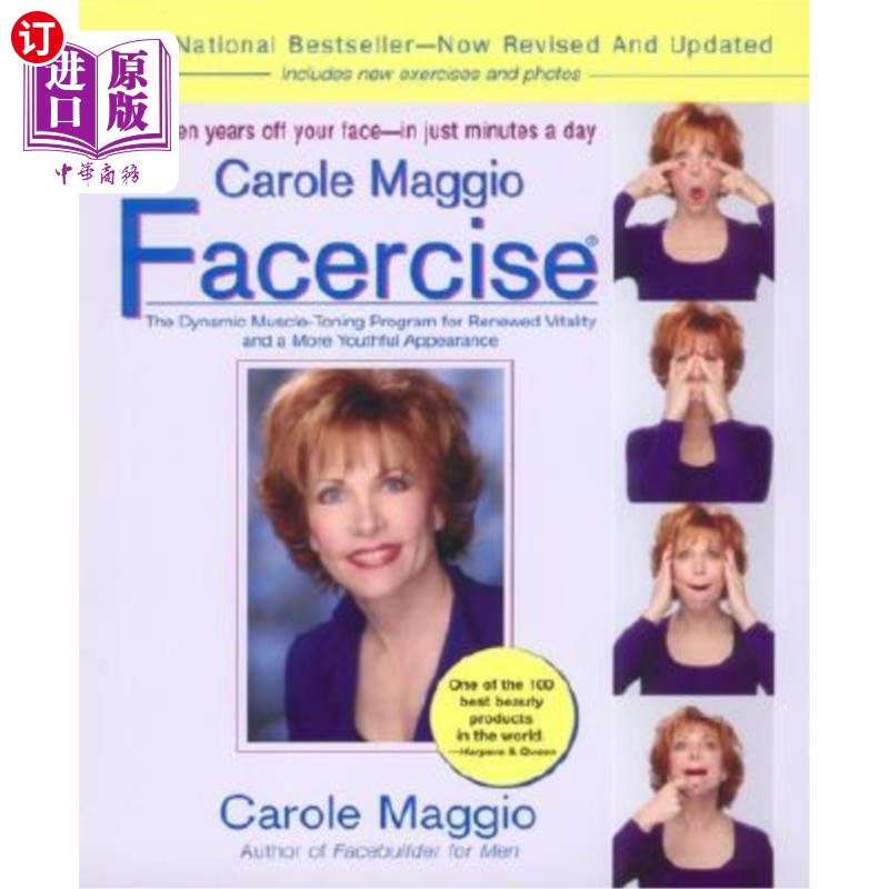 海外直订医药图书Carole Maggio Facercise (R): The Dynamic Muscle-Toning Program for Renewed Vital Carole