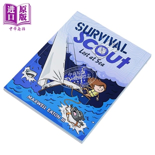 Scout 中商原版 儿童科普绘本 海中求生 Survival 自然科学读物 Lost 进口 生存大搜查 Sea 知识百科漫画故事 英文原版