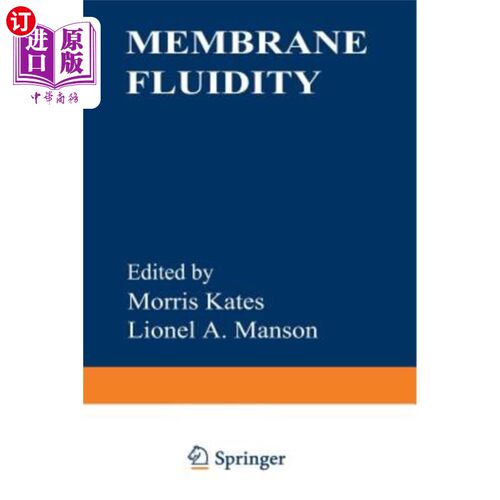 海外直订Membrane Fluidity 膜流动性
