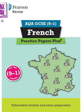Pearson Revise 培生AQA GCSE法语练习试卷 AQA GCSE French Practice Papers Plus for 2025 exams 小语种备考【中商原版】