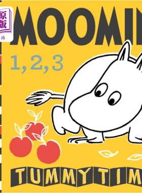 海外直订Moomin Baby: 123 Tummy Time Concertina Book 姆明宝宝:123俯卧时间手风琴书