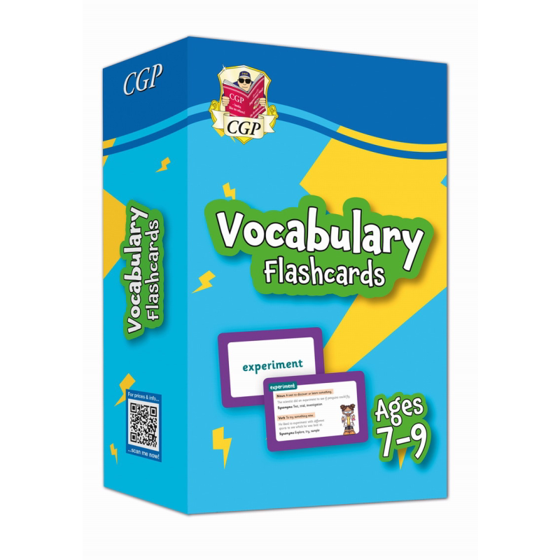 预售 Vocabulary Flashcards for Ages 7-9 7-9岁单词卡片 英文原版进口 小学教辅参考书工具书 英语单词卡片 英语学习【中商原版?