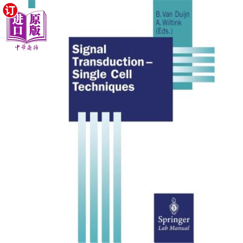 海外直订Signal Transduction -- Single Cell Techniques 信号转导单细胞技术