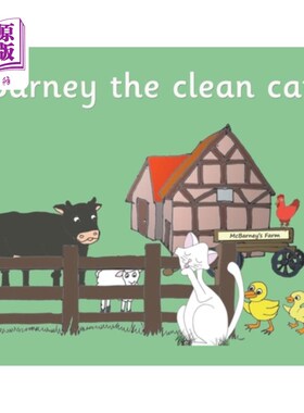 海外直订Barney the clean cat 干净的猫巴尼