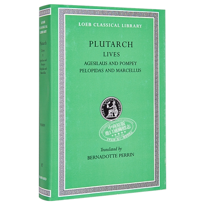 预售 Lives Volume V 英文原版 普鲁塔克 希腊罗马名人传 传记集 卷五 洛布古典丛书 原文希英对照版 Plutarch【中商原版】