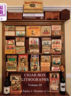 海外直订Cigar Box Lithographs Vol. 3 雪茄盒石版画卷3
