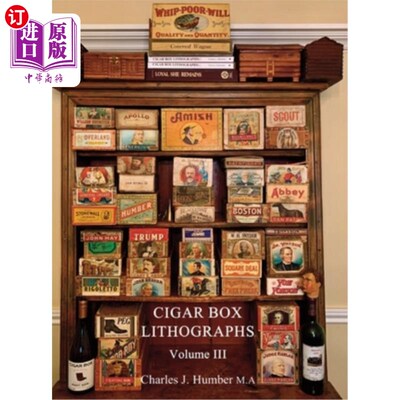 海外直订Cigar Box Lithographs Vol. 3 雪茄盒石版画卷3
