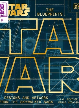 DK 星球大战工程 幕后的设计和艺术品 Star Wars The Blueprints Designs and Artwork from he Scenes 英文原版 【中商原版】