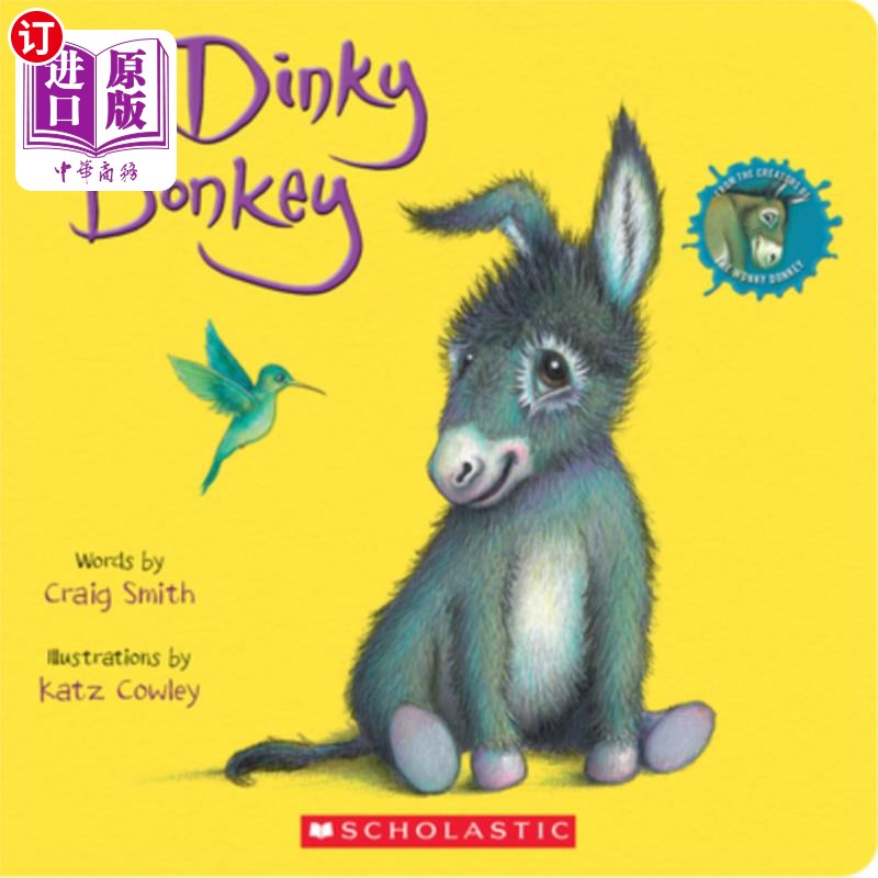 海外直订The Dinky Donkey: A Board Book小毛驴:一本纸板书