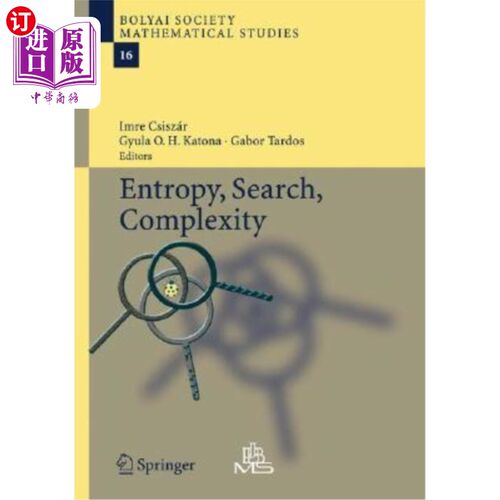 海外直订Entropy, Search, Complexity 熵、搜索的复杂性
