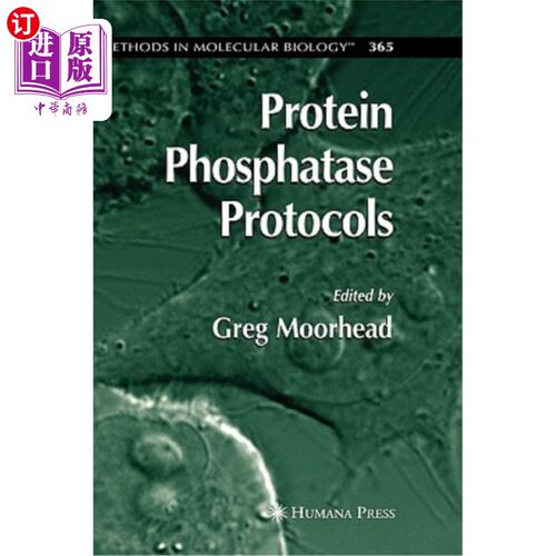 海外直订Protein Phosphatase Protocols 蛋白质磷酸酶方案