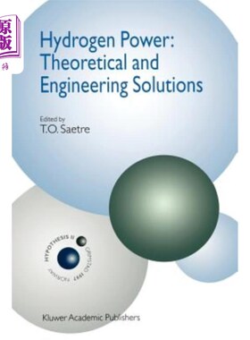 海外直订Hydrogen Power: Theoretical and Engineering Solutions: Proceedings of the Hypoth 氢动力:理论和工程解决方案:1