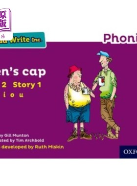 海外直订Read Write Inc. Phonics: Purple Set 2 Storybook ... Read Write公司拼读:紫色套装2故事书1肯的帽子
