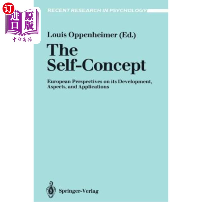 海外直订医药图书The Self-Concept: European Perspectives on Its Development, Aspects, and Applica 自我概念：欧洲对其