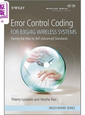 现货 Error Control Coding For B3G/4G Wireless Systems Thierry Lestable