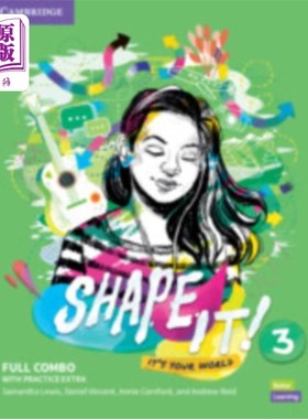海外直订Shape It! Level 3 Full Combo Student's Book and ... 形状!三级完整的连击学生手册和练习册与练习额外