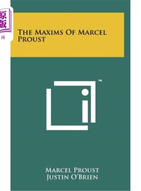 海外直订The Maxims of Marcel Proust 马塞尔·普鲁斯特的格言