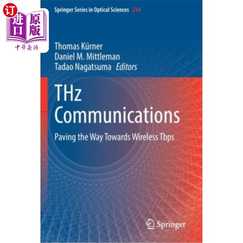 海外直订Thz Communications: Paving the Way Towards Wireless Tbps Thz通信:为无线Tbps铺平道路