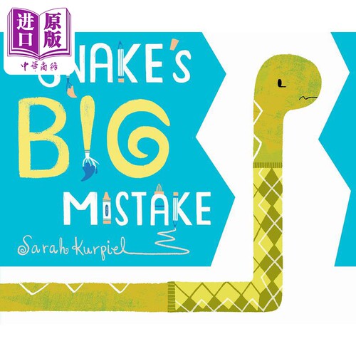 Snake's Big Mistake 小蛇的错误 英文原版进口图书 精装儿童绘本动物故事图画书 4岁+儿童读物 亲子童书品格养成【中商原版?