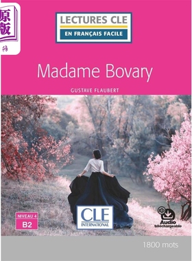 现货 法语视听分级阅读 B2 包法利夫人 可下载音频 Mme Bovary - Niveau B2 法文原版 Gustave Flaubert【中商原版】