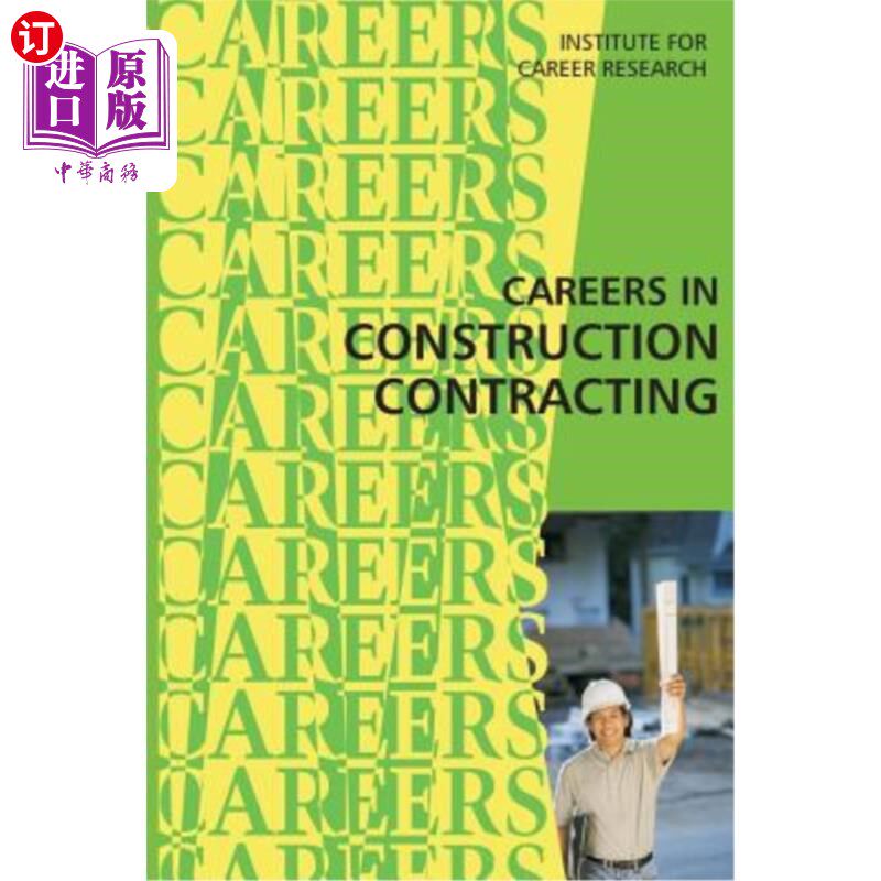 海外直订Careers in Construction Contracting 建筑承包职业