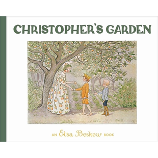 克里斯托夫的花园 Elsa Beskow Christophers Garden 英文原版 儿童绘本 图画故事书 精装中古绘本 进口童书3-6岁【中商原版?