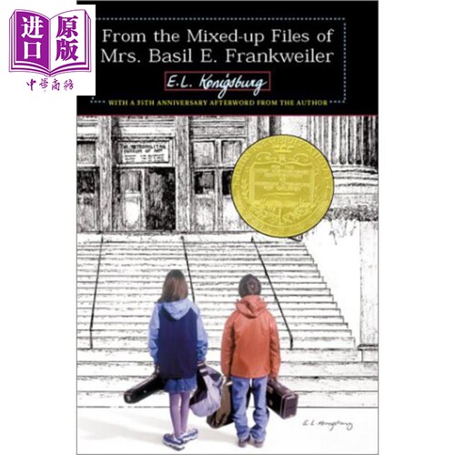 From the mixed up files of Mrs Basil E Frankweiler 纽伯瑞获奖 天使雕像 英文原版儿童文学插图故事小说章节书【中商原版
