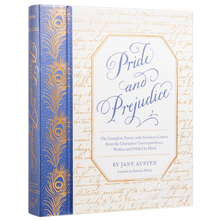简奥斯汀 傲慢与偏见 英文原版 含19封手写书信 经典文学豪华收藏礼品版 Pride and Prejudice Jane Austen
