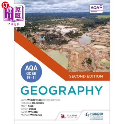 海外直订AQA GCSE (9-1) Geography Second Edition AQA GCSE(9-1)地理第二版