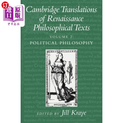 海外直订Cambridge Translations of Renaissance Philosophi... 剑桥文艺复兴哲学文本译本