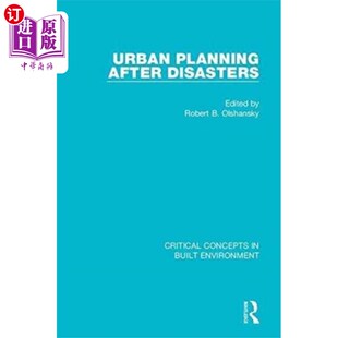 Disasters After 灾后城市规划 Planning 海外直订Urban