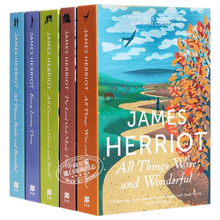 吉米 哈利 万物系列套装 万物有灵且美 英文原版 豆瓣高分散文 The Classic Memoirs of a Yorkshire Country Vet James Herr