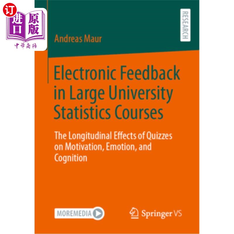 海外直订Electronic Feedback in Large University Statistics Courses: The Longitudinal Eff 大型大学统计学课程中的电子