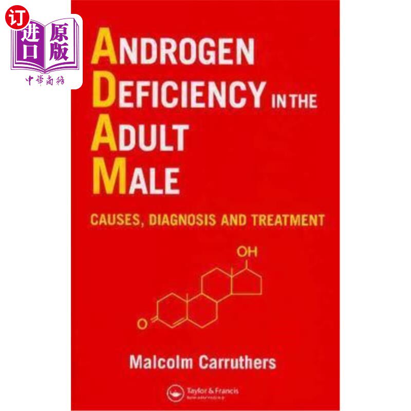 海外直订医药图书Androgen Deficiency in the Adult Male: Causes, Diagnosis and Treatment 成年男性雄激素缺乏的原因、诊