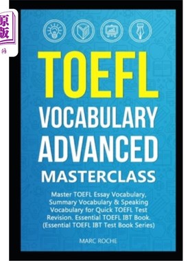 海外直订TOEFL Vocabulary Advanced Masterclass 托福词汇高级大师班
