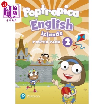 海外直订Poptropica English Islands Level 2 Posters Poptropica English Islands 2级海报