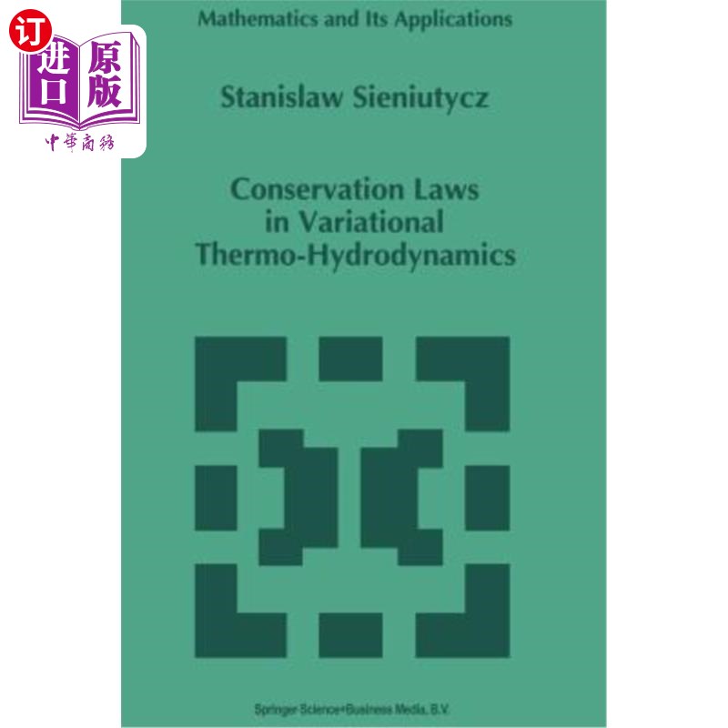 海外直订Conservation Laws in Variational Thermo-Hydrodynamics 变分热流体力学中的守恒定律