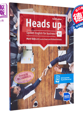 Heads up B2 - new edition Student's Book with audios online商务英语口语课程B2等级 新版学生用书配线上音频【中商原版?